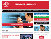 Tablet Screenshot of dreamboatsandpetticoats.com